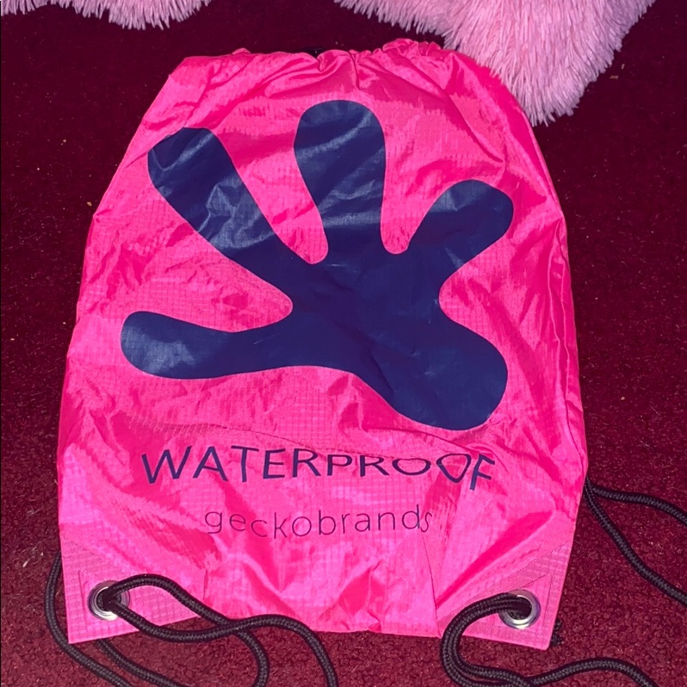 Waterproof Pink String Bag